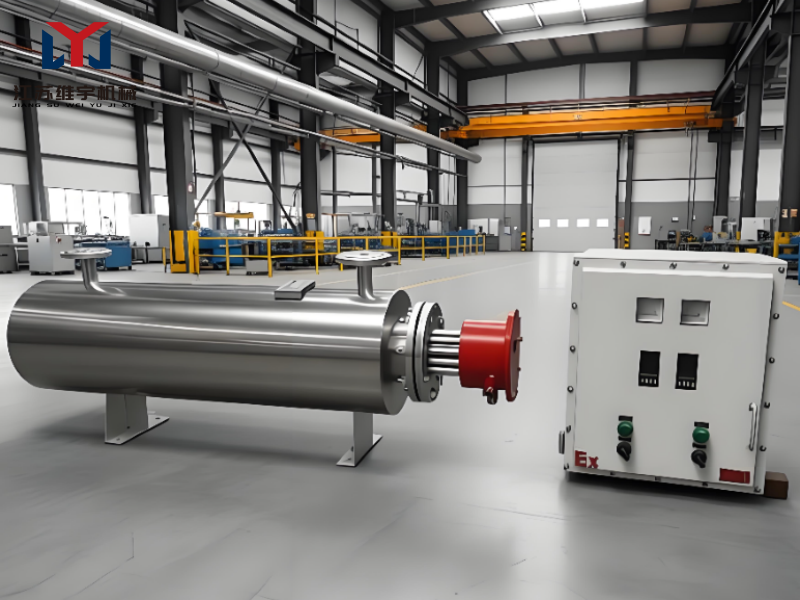 25kw水蒸气防爆管道加热器